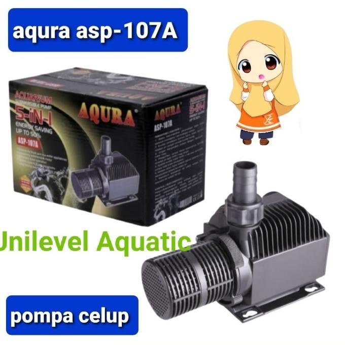 Pompa Celup Air Kolam Energy Saving Aqura Asp 107A