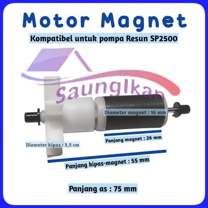 Rotor Magnet Kipas Pompa Celup Resun Sp 2500