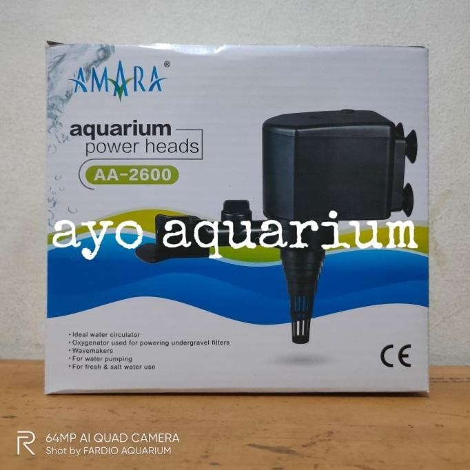 Amara Aa 2600 Aquarium Power Heads Aa2600 | Pompa Celup Amara 2600
