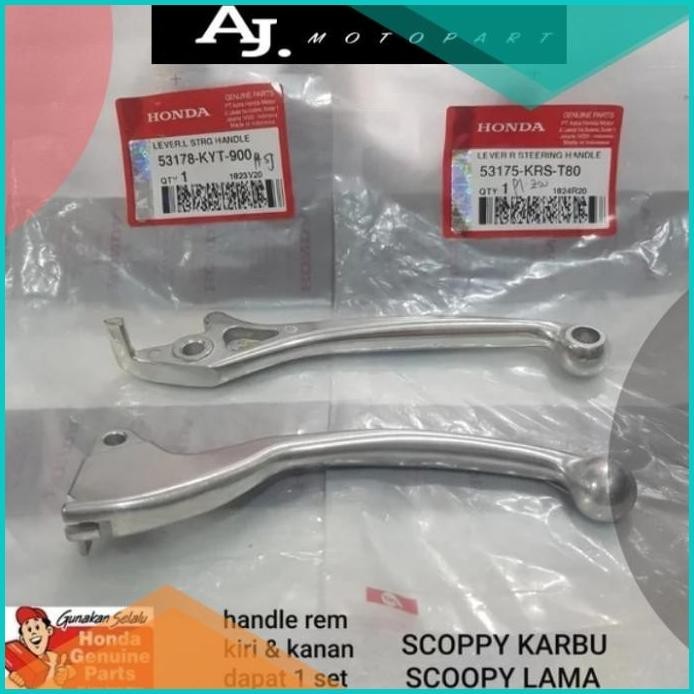 handle rem kiri kanan scoopy karbu scoopy lama 1set sesuai gambar ori