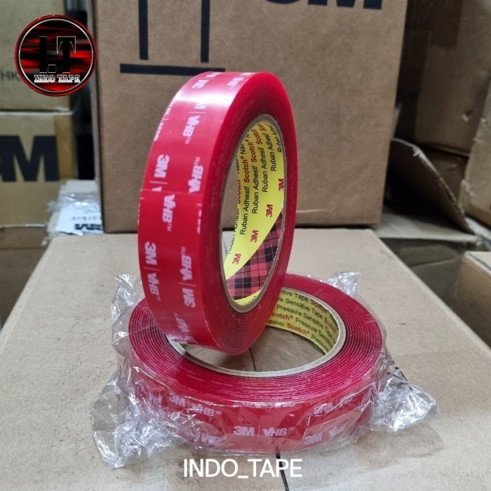 

3M Double Tape Vhb 4910 Clear 24Mm Transparan Permanent Tape