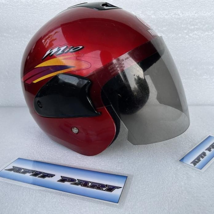 HELM YAMAHA MIO MERAH CLASIK SPORTY ORIGINAL
