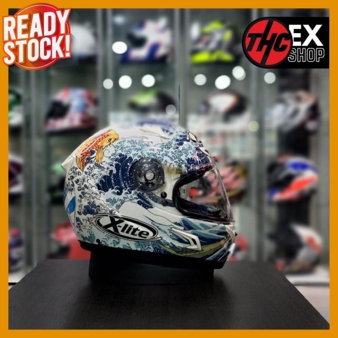 XLITE X802R LORENZO MOTEGI SIZE L FULL FACE HELMET