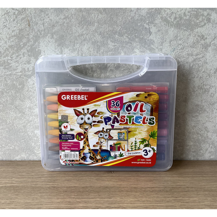

Crayon Greebel Oil Pastels 36 Warna