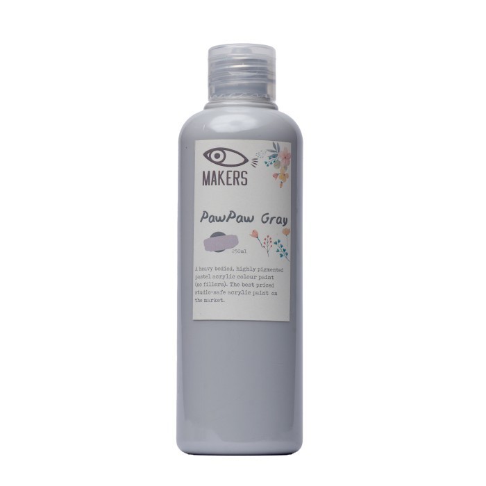 

Paw Paw Grey Makers Acrylic Paint 250 Ml