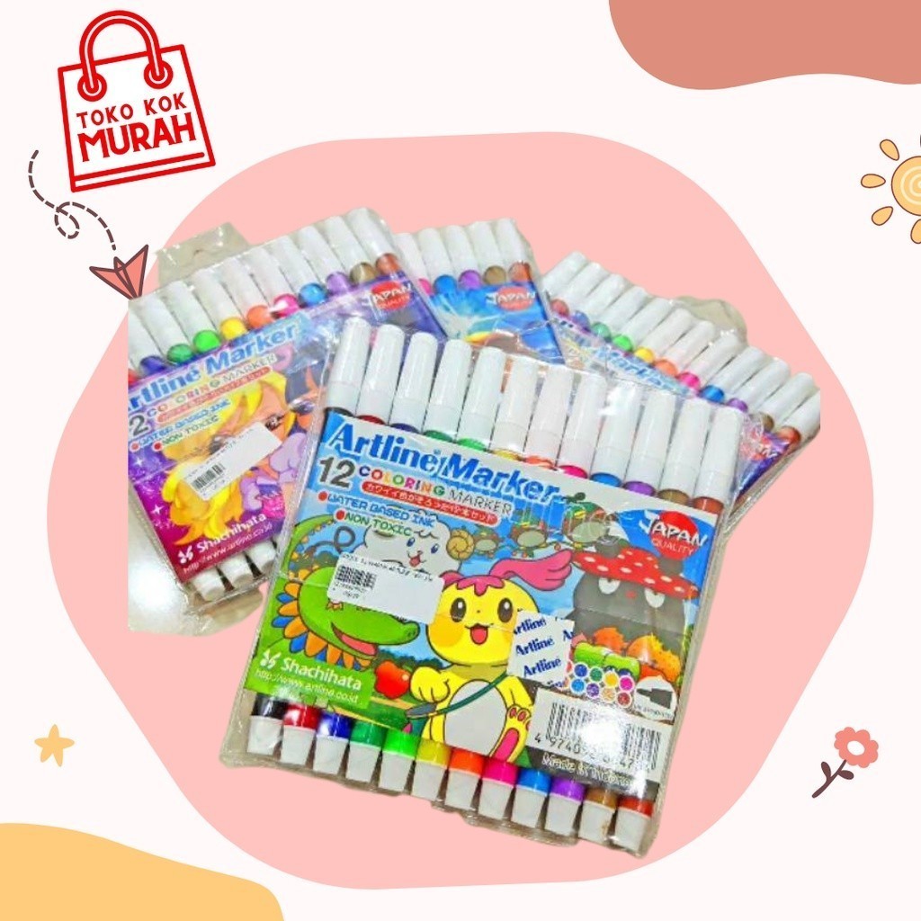 

ARTLINE NEW MARKER 12/6 WARNA EK 316