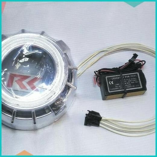SHROUD DAN ANGEL EYE NEON PROJECTOR HID LENSA 2,5 INCH G1 8JVLZ4 perka