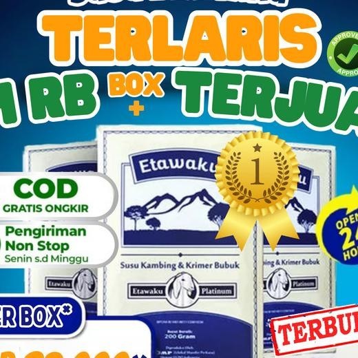 

Etawaku Platinum - Susu Kambing Etawa Anak & Dewasa Gganti Susu
