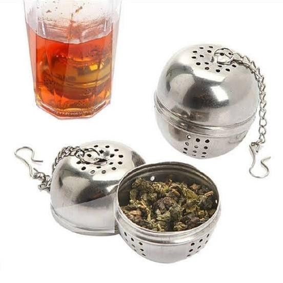 

BOLA ALAT CELUP CELUPAN PENYELUP INFUSER BUBUK DAUN TEH TEA HERBAL