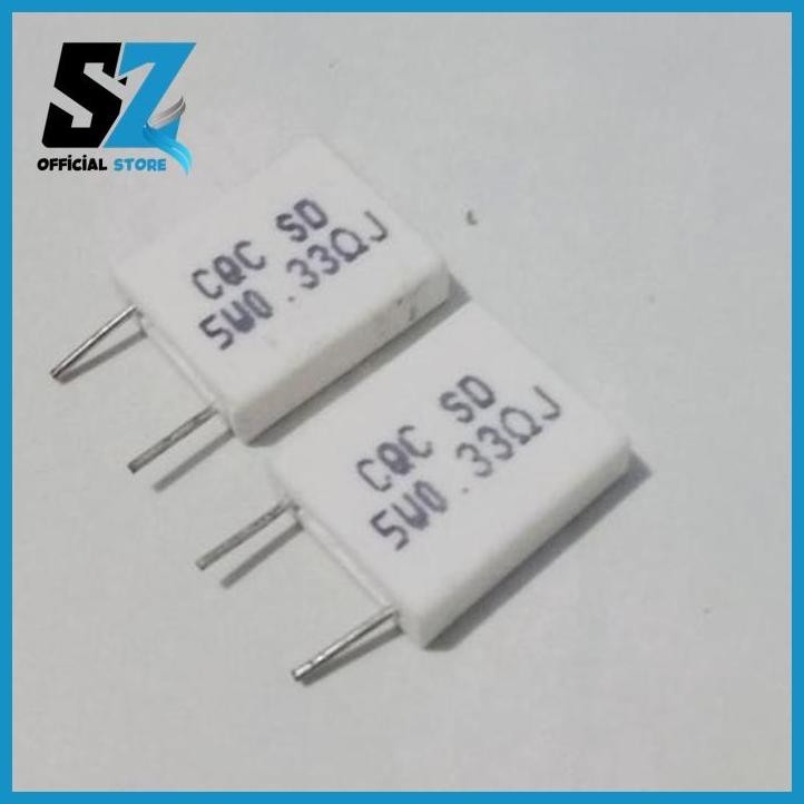 [NOBLE] RESISTOR NOBLE 5 WATT TIPE BERDIRI PERSEGI saza_store
