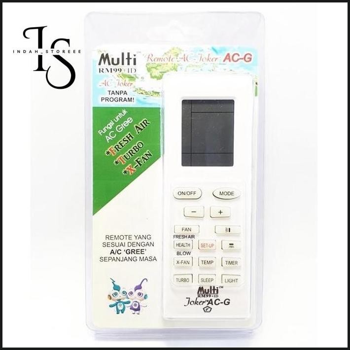 REMOT AC JOKER UNTUK MERK GREE indah_storeee