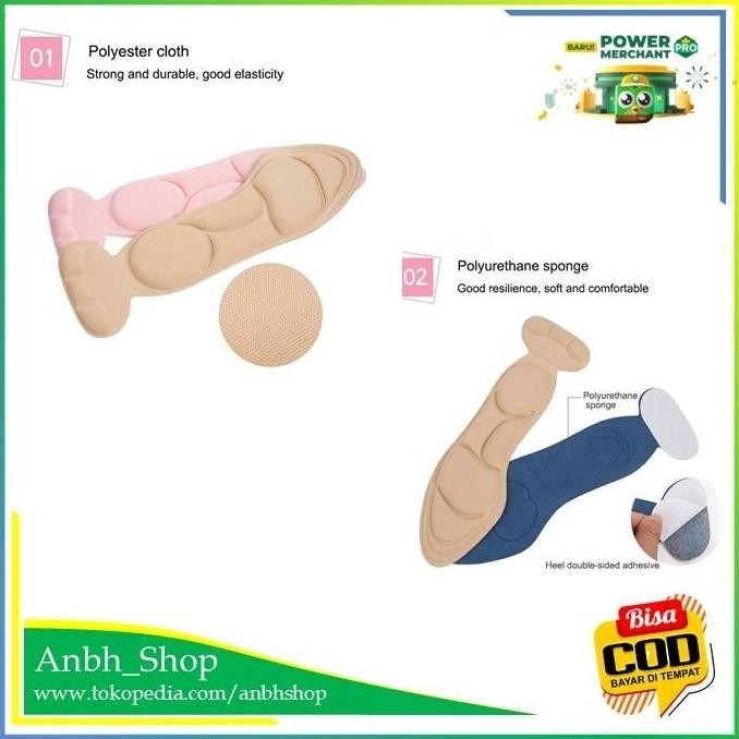 Insole Sepatu - Pengganjal Sepatu - Alas Sepatu Kebesaran Wanita