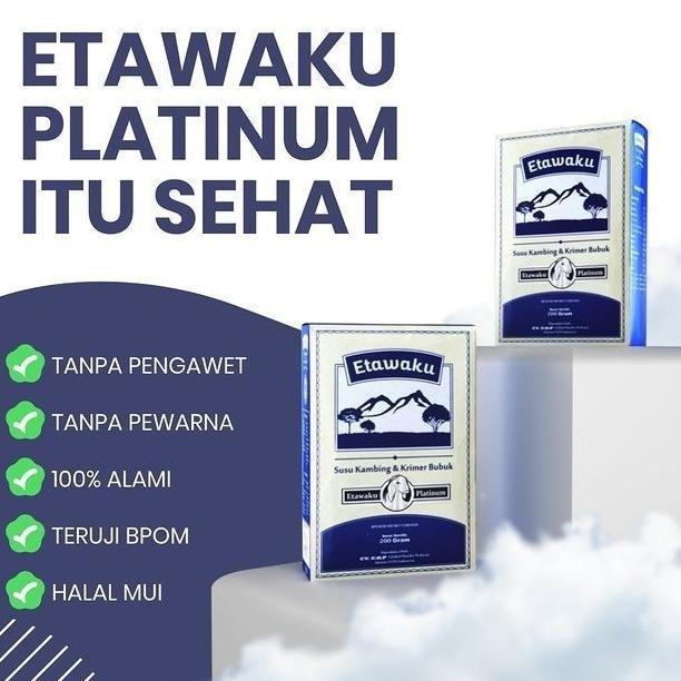 

PAKET 2 BOX Etawaku Platinum Susu Kambing Etawa Kualitas Premium
