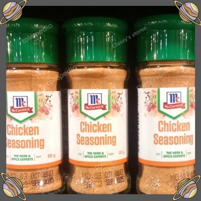 

[CLS] MCCORMICK CHICKEN SEASONING 58 GR/BUMBU BUBUK