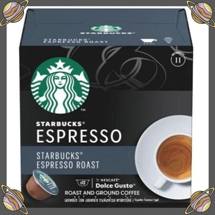 

[CLS] STARBUCKS ESPRESSO NESCAFE DOLCE GUSTO DARK ROAST 66 GR X 12 PCS/KOPI