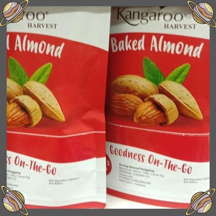 

[CLS] KANGAROO HARVEST BAKED ALMOND 20 GR X 5 PCS/KACANG ALMOND PANGGANG