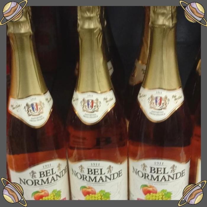 

[CLS] SPARKLING GRAPE & PEACH/BEL NORMANDE JUICE 750 ML