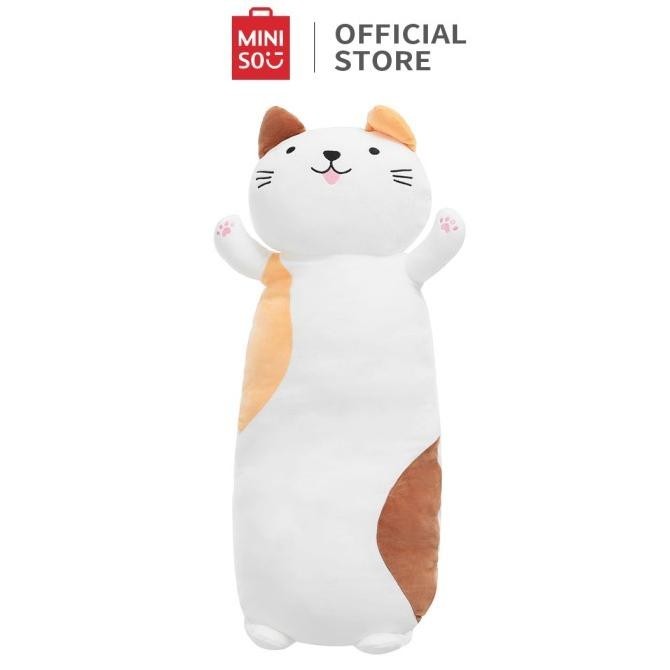 MINISO Boneka Bantal Kucing Besar Tidur Boneka Lucu Mainan Mewah 90cm