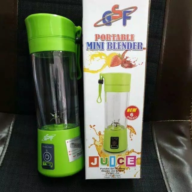 >>>>>] Blender portable mini 6 mata pisau