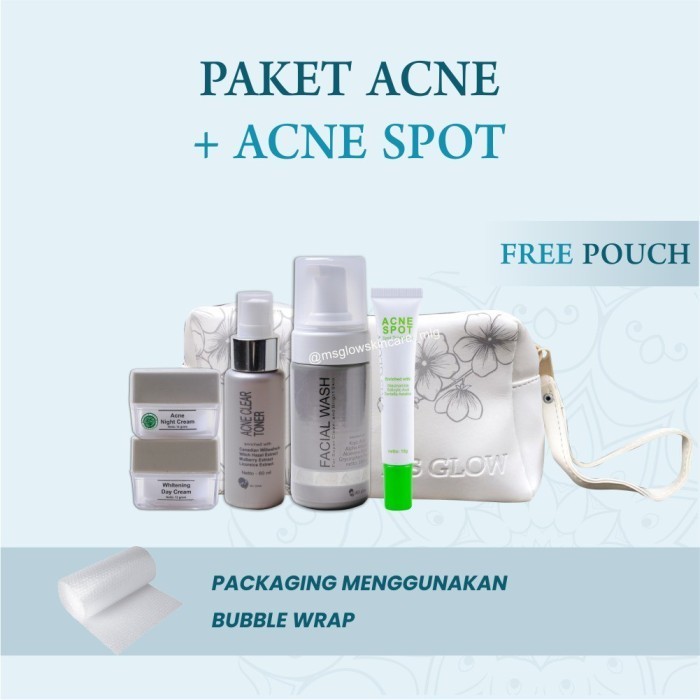 Ms Glow Paket Acne Complete Lengkap Penghilang Jerawat