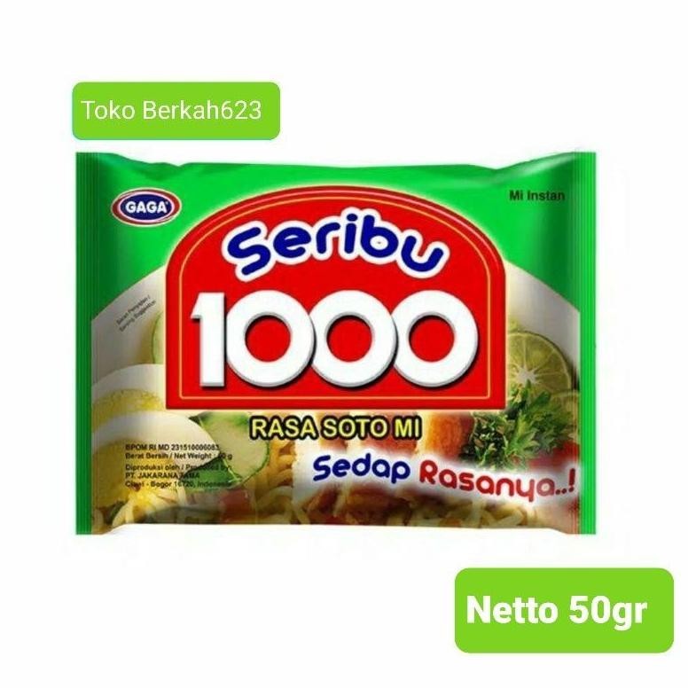 

New Produk Gaga 1000 Rasa Soto Mie Netto 50Gr .