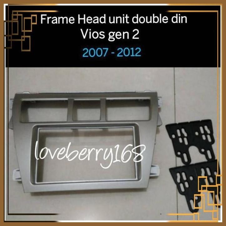 [LBR] FRAME HEAD UNIT DOUBLE DIN VIOS 2007 - 2011