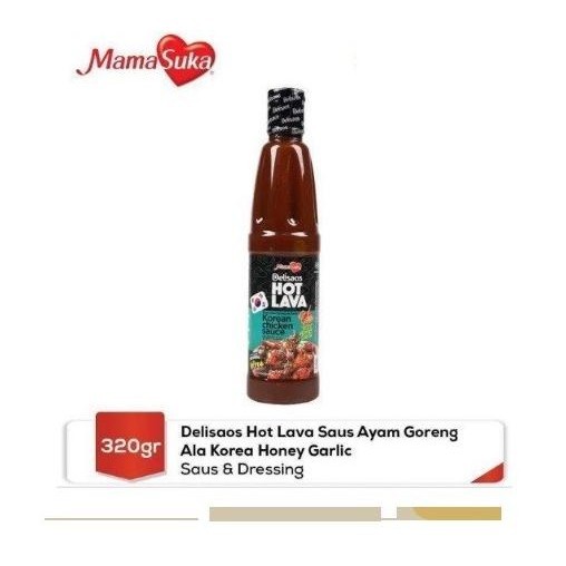 

Mamasuka Saus Sambal Delisaos Hot Lava Honey Garlic Pet 320 Ml