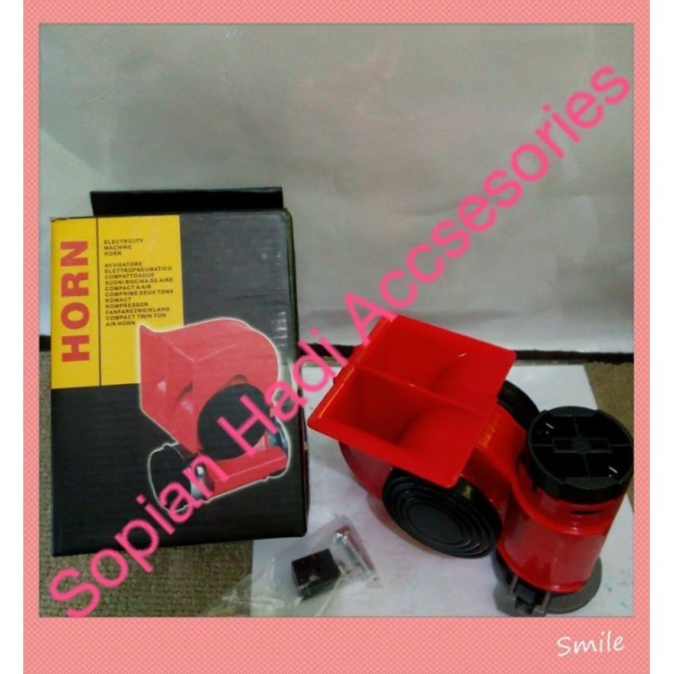 KLAKSON STEBEL NAUTILUS RED KLAKSON KEONG STANDART EROPA