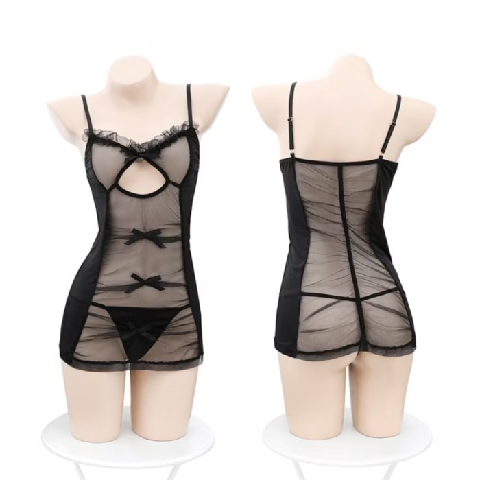 TERUJI lingeries sexy baju tidur babydoll kostum cosplay transparan sexy