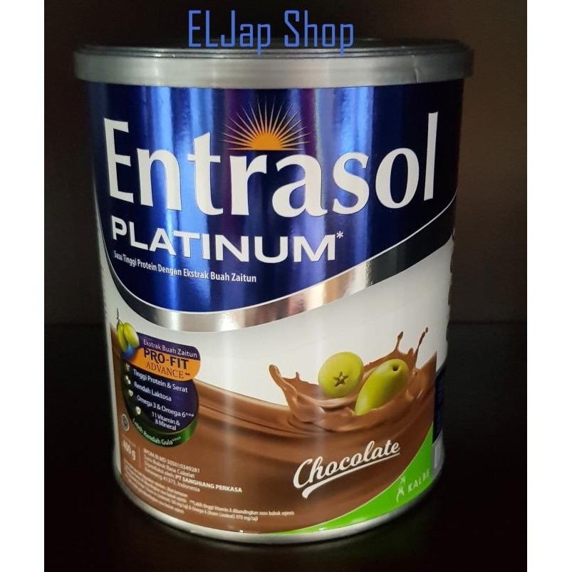 

Susu Entrasol Platinum / Senior Chocolate 400gr