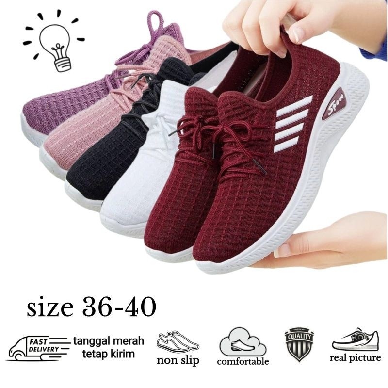 Swpatu Santai Sport Ket Premium Import Sapatu Kets Gaya Kekinian Sepetu Kats Kuliahan Snekers Olahra