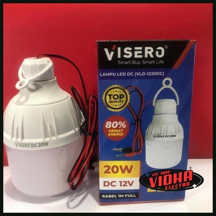 LAMPU LED DC 12VOLT + JEPIT BUAYA 20 WATT VISERO vidha_77