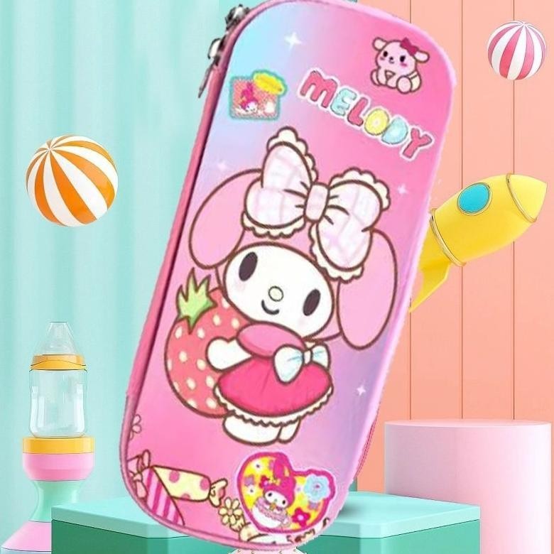 

Um57 Tempat Pensil Kotak Pensil Anak 3D Karakter Kuromi Cinamoroll Melody/ Pensil Case Motif Sanrio Cuci Gudang