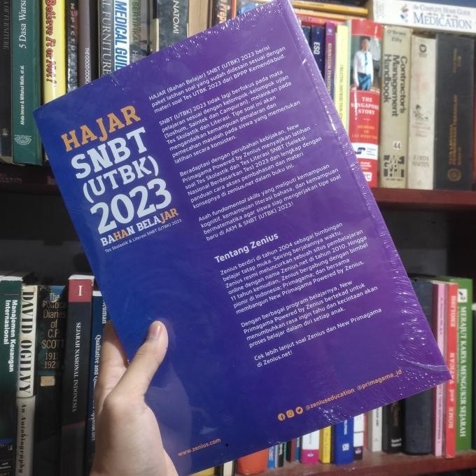 Buku Hajar Snbt (Utbk) 2023 Zenius Original Primagama Murah Baru