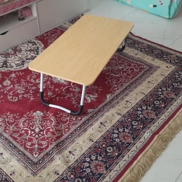 meja laptop lipat / meja belajar ukuran jumbo 80*40 NS