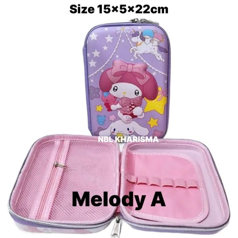

SALE TEMPAT PENSIL 3D KOTAK PENSIL ANAK PEREMPUAN 3D IMPORT WATERPROOF Motif Kuromi Cinomoro Melody Unicorn Oy58