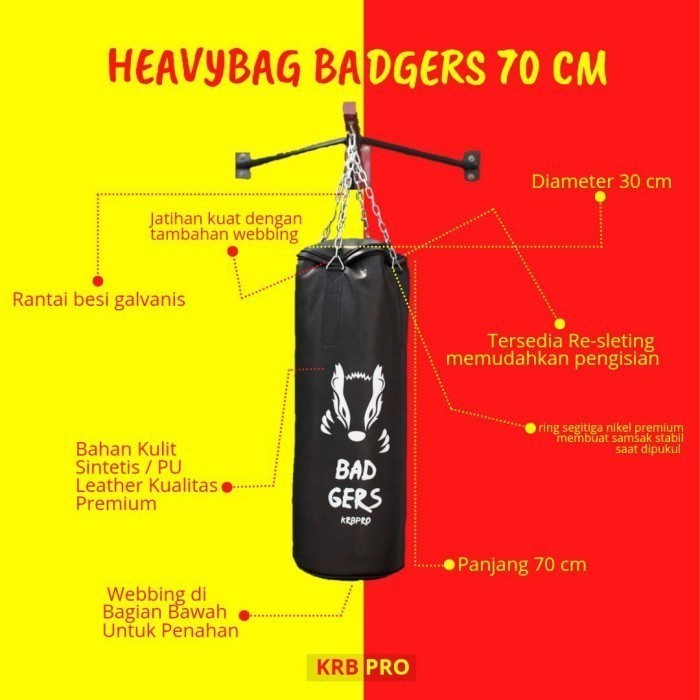 Heavy Bags / Samsak Tinju KRBPRO Badgers
