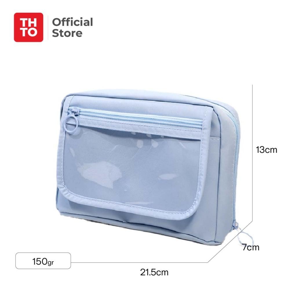 

SALE THTO 14 Layer NEW Tas Tempat Pensil Case Pouch Anak Sekolah Transparan Kapasitas Besar Stationery Kantor A111 un-1