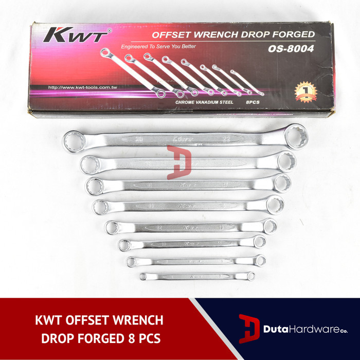 KWT Offset Wrench Set 8 Pcs - Kunci Ring