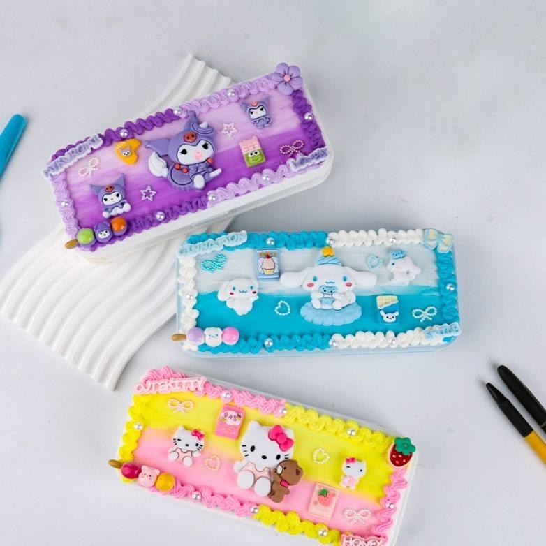 

Diskon Diy Kotak Pensil Tempat Deco Cream Set Sanrio Kotak Pensil Stationery Kreatif Deco Lem Krim Diy Kotak Pensil Qw-45