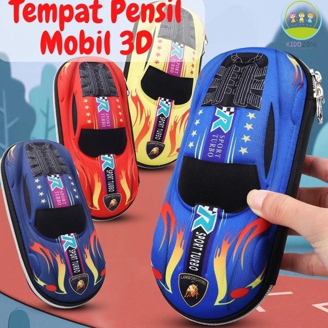 

SPECIAL Tempat Kotak Pensil Tepak 3D Timbul Hardtop Pencil Case PC0016 gd-324