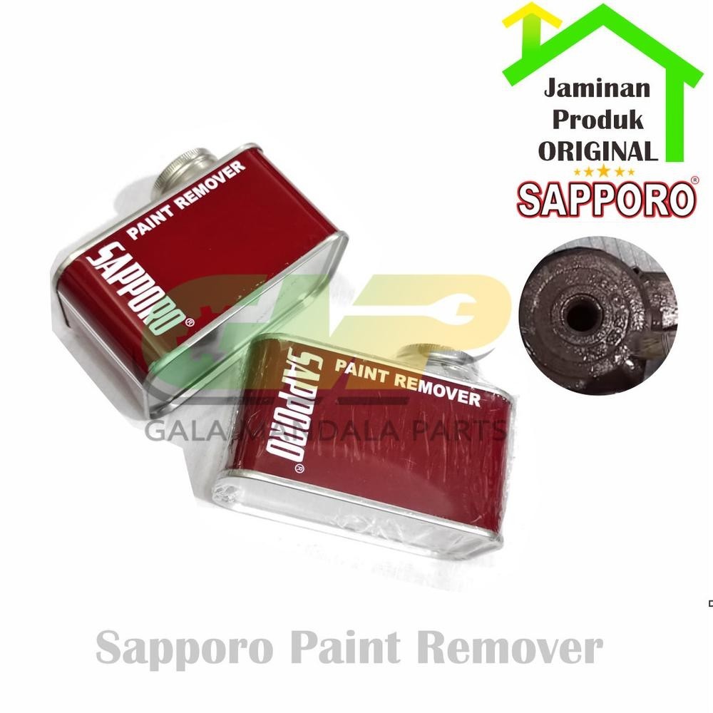 

Promo Sapporo Paint Remover Kecil 250Ml Perontok Penghilang Pengelupas Cat Garansi