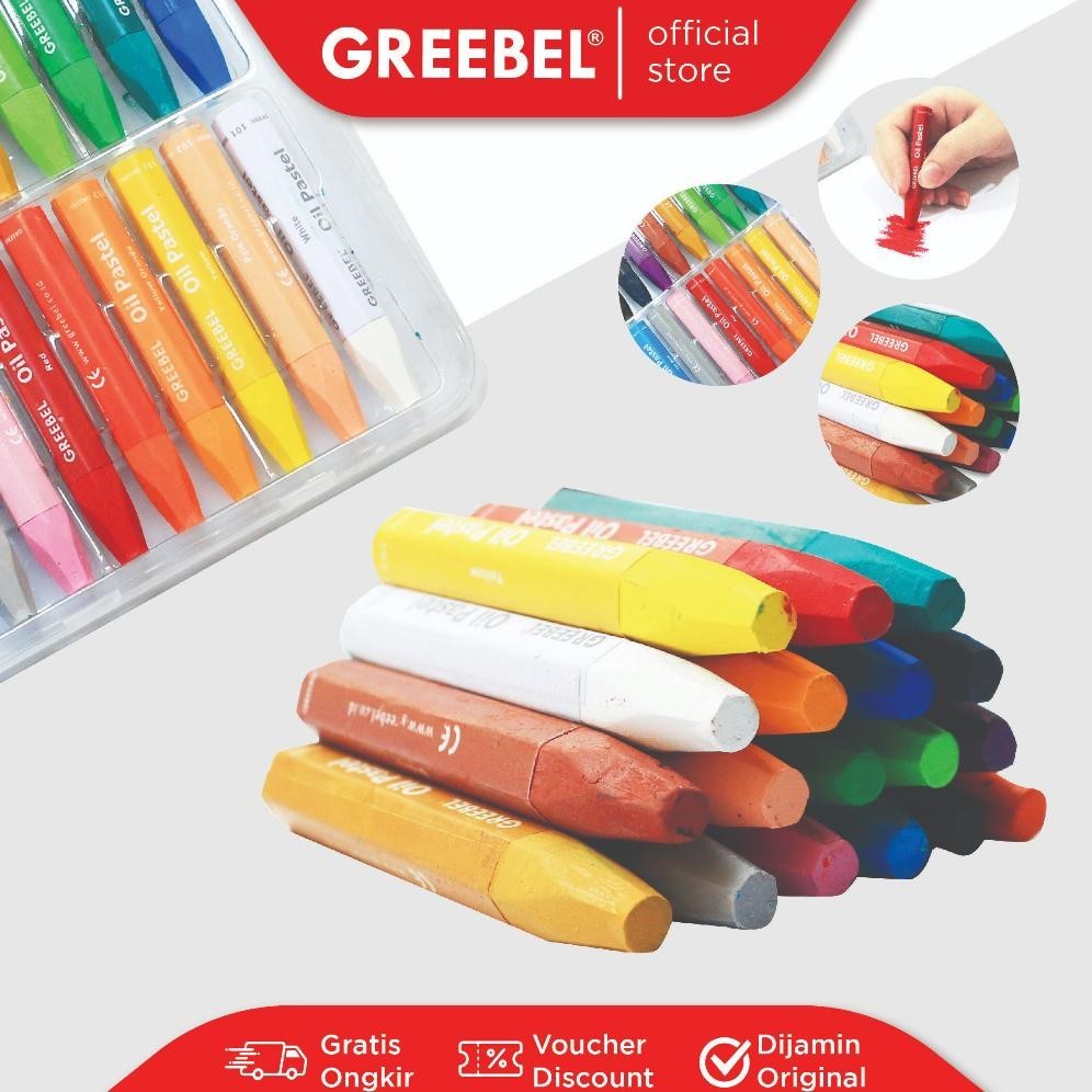 

Big Sale Greebel Crayon Krayon Kids Oil Pastel 36 Warna (Kop 36C) / Crayon Greebel / Krayon 36 Warna / Non Toxic Hig Quality