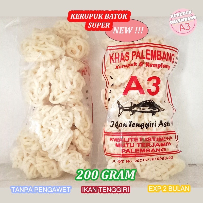 

KERUPUK BATOK SUPER IKAN TENGGIRI KEMPLANG BATOK SUPER IKAN TENGGIRI KERUPUK KERITING 200 GR ASLI