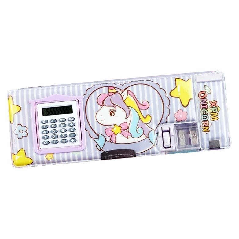 

Premium Tempat Pensil Magnet Kalkulator Karakter Anak Lucu Tempat Pensil Pola Unicorn Kartun Tt60