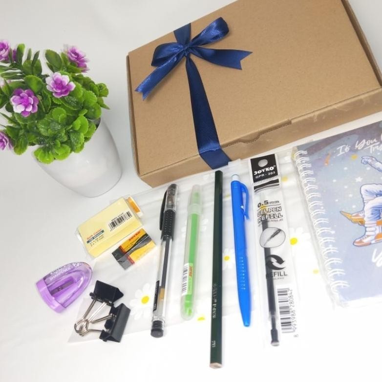 

Terlaris Paket 2 Alat Tulis Anak Sekolah Murah / Kado Alat Tulis Anak / Hampers Alat Tulis Kantor | Alat Tulis Set Pensil Pulpen Stabilo Memo Notes Df-8