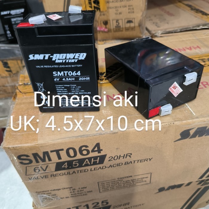 Mobil Aki Anak Smt064 Aki Kering 6V4.5Ah 20Hr