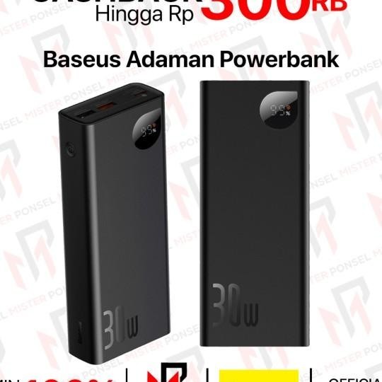 Baseus Adaman 30W Fast Charging Power Bank Qui Charge 20000Mah
