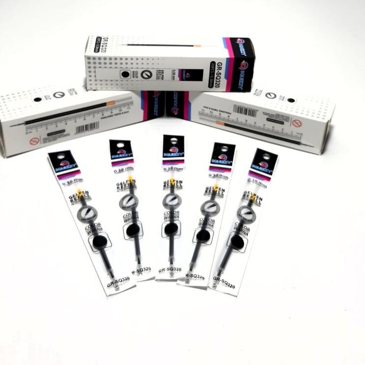 

ryu-56 Harga Grosir (1kotak / 20 pcs ) Refill ISI Ulang Pulpen Gel 0.38mm Sale