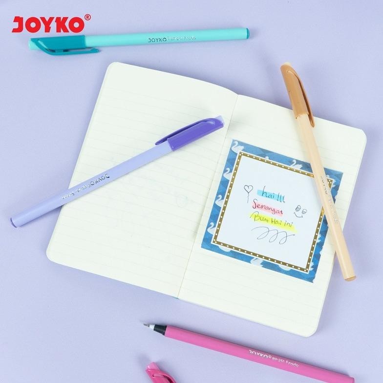 

rwet-23 (12 PCS) Ball Pen Pulpen Pena Joyko BP-251 Frodo 0.7 mm Berkualitas